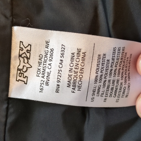 Fox women's  Puffy light quilted jacket, size M - Picture 5 of 9